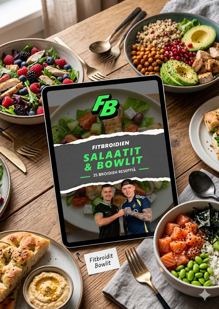 Fitbroidien Reseptikirjapaketti (Kaikki 6 kirjaa + bonus)